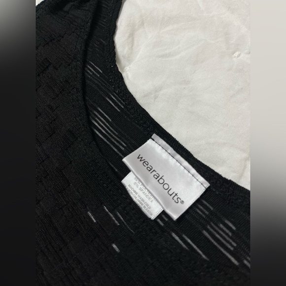 Black Sleeveless Scoop Neck Sundress Coverup - Picture 2 of 5